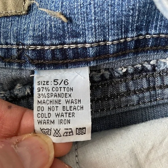 DEI Women's Denim Mini Jean‎ Skirt Size 5/6 - Picture 6 of 12